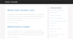 Desktop Screenshot of food2please.com